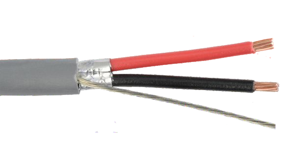 2 Core 24 AWG Shielded Multi Conductor Cable